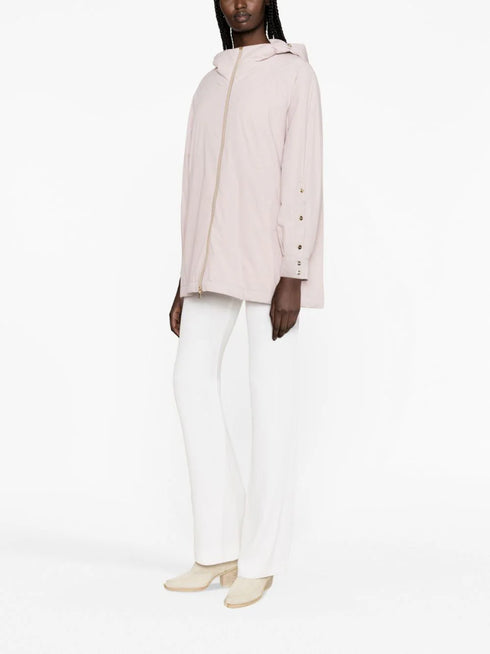 hooded zip-up jacket